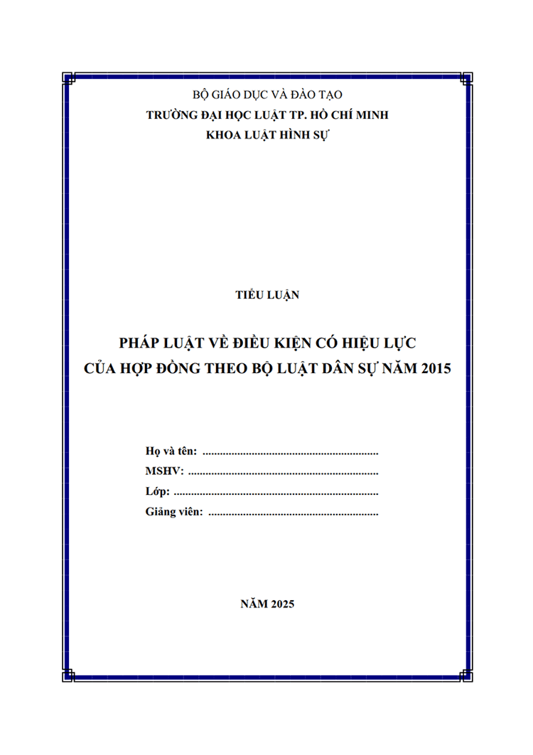 phap luat ve dieu kien co hieu luc cua hop dong theo blds nam 2015 1