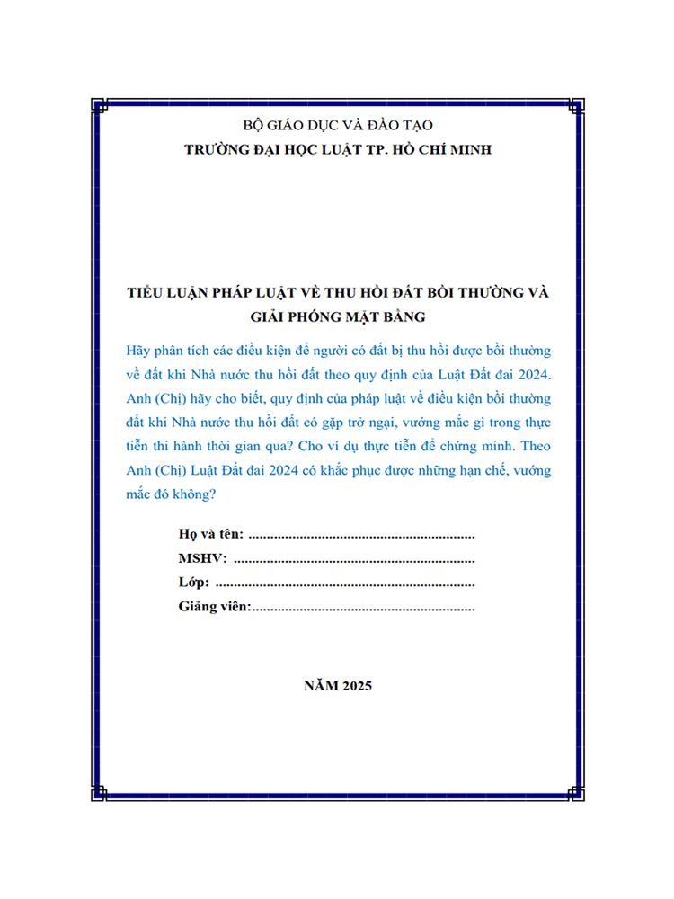 phap luat ve dieu kien de nguoi co dat bi thu hoi duoc boi thuong ve dat khi nha nuoc thu hoi dat 1