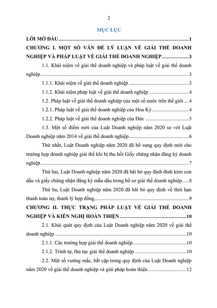 phap luat ve giai the doanh nghiep mot so kho khan vuong mac va giai phap hoan thien 2