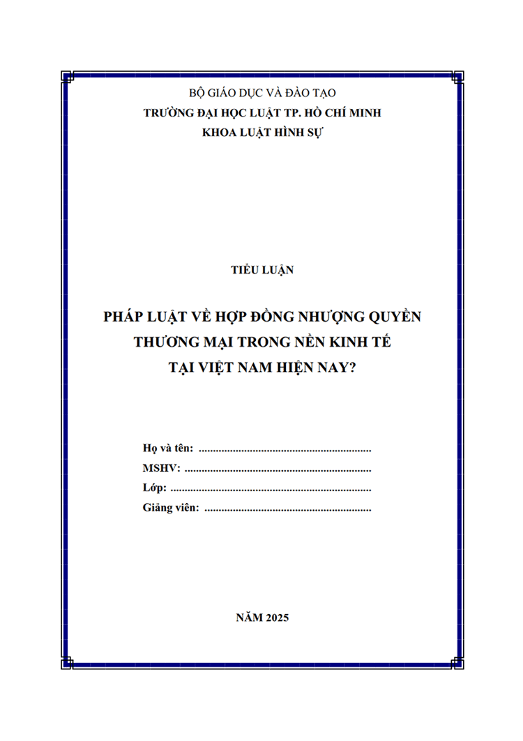 phap luat ve hop dong nhuong quyen thuong mai trong nen kinh te tai viet nam hien nay 1