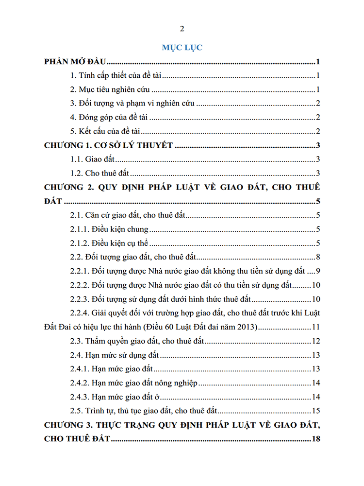 quy dinh phap luat viet nam ve giao dat va cho thue dat thuc trang va giai phap 2