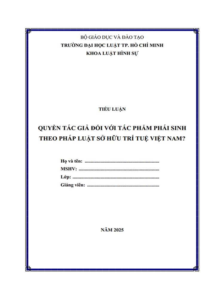 quyen tac gia doi voi tac pham phai sinh theo phap luat so huu tri tue viet nam 1