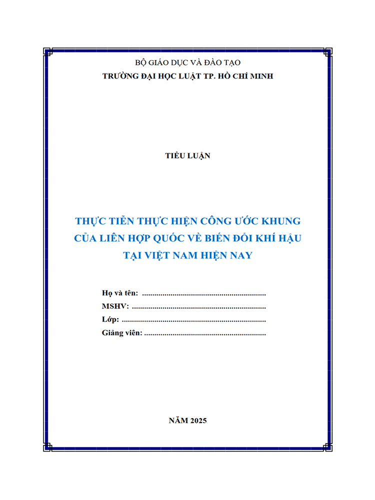 thuc tien thuc hien cong uoc khung cua lien hop quoc ve bien doi khi hau tai viet nam 1