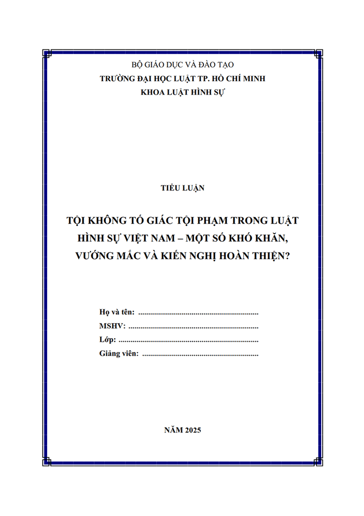toi khong to giac toi pham trong luat hinh su viet nam mot so kho khan vuong mac va kien nghi hoan thien 1