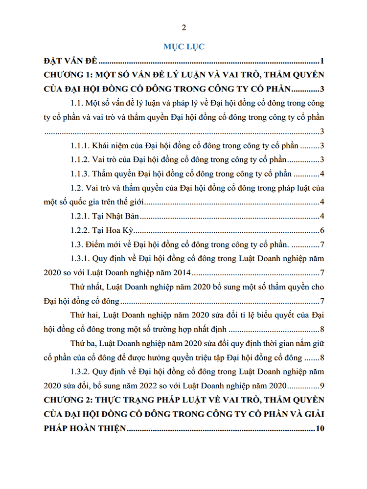 vai tro va tham quyen cua dai hoi dong co dong cong ty co phan 2