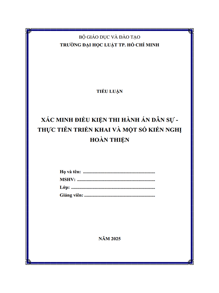 xac minh dieu kien thi hanh an dan su thuc tien trien khai va mot so kien nghi hoan thien 1