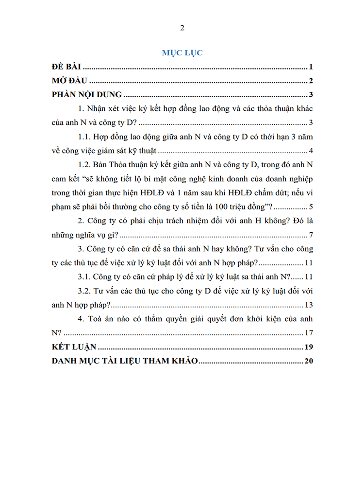 bai tap luat lao dong 2 2