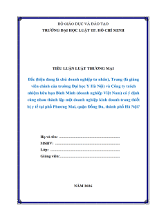 B1097-Tiểu luận 2026 (ULAW)-Bài tập Luật Thương mại