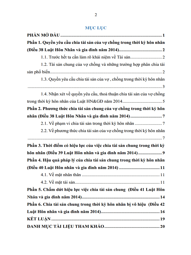 chia tai san chung cua vo chong trong thoi ki hon nhan theo quy dinh cua luat hngd 2014 2