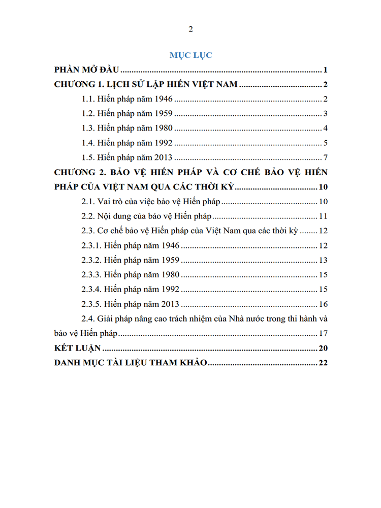 lich su lap hien cua viet nam va cac co che bao ve hien phap cua viet nam 2