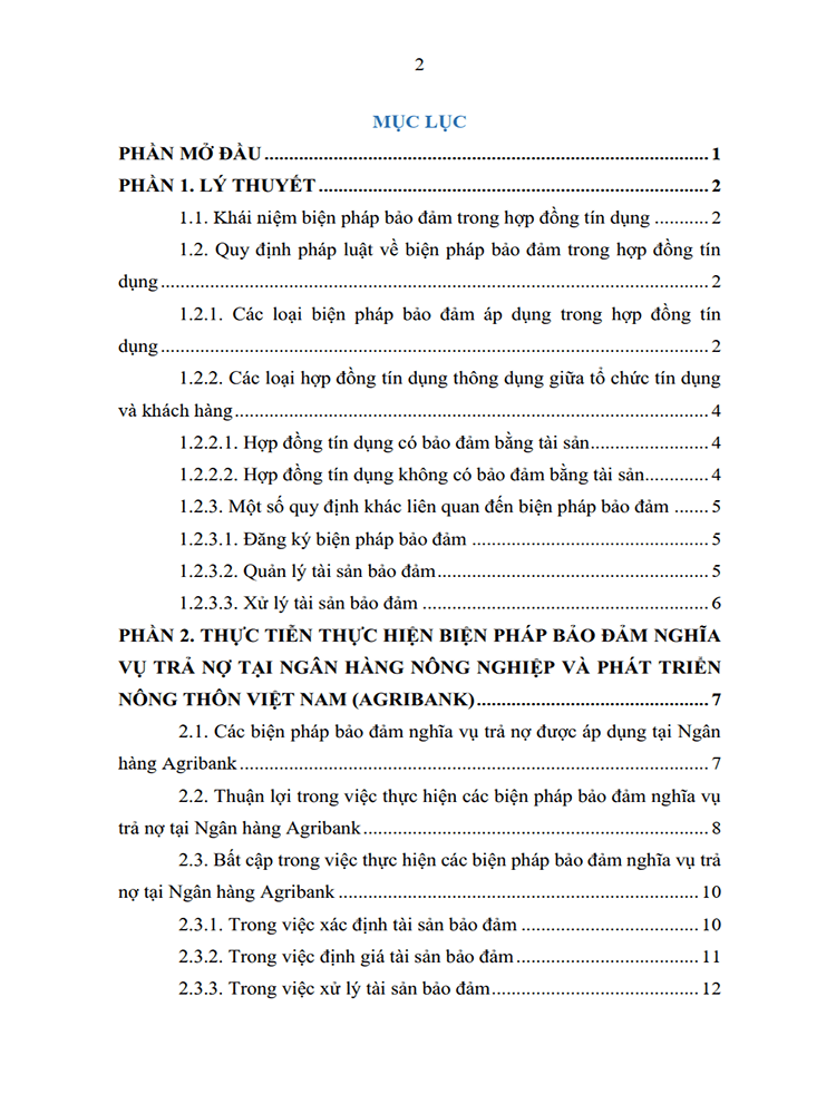 phan tich quy dinh phap luat ve bien phap bao dam nghia vu tra no trong hop dong tin dung 2