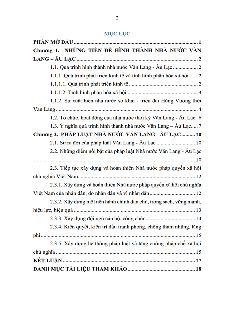 qua trinh hinh thanh to chuc hoat dong cua nha nuoc va phap luat thoi ky van lang au lac 2