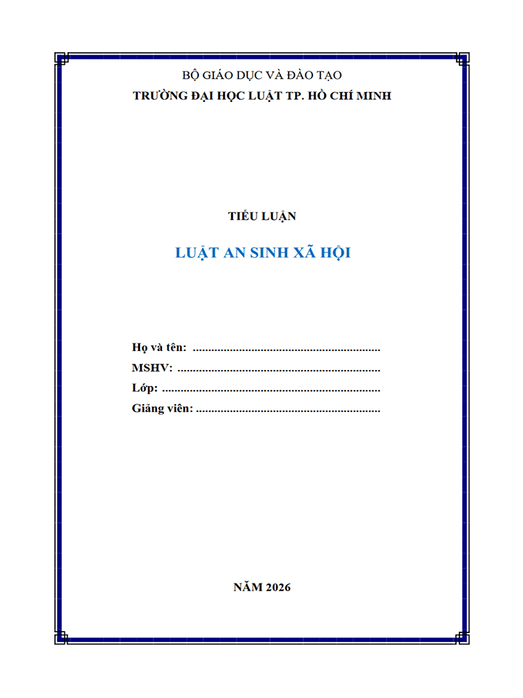 tieu luan luat an sinh xa hoi 1